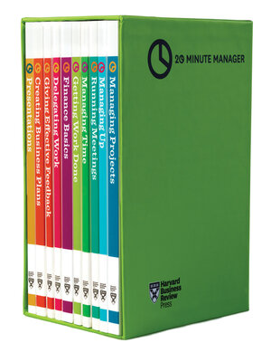 cover image of HBR 20-Minute Manager Boxed Set (10 Books) (HBR 20-Minute Manager Series)